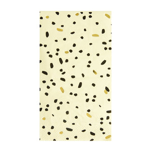 Black & Cream Dot Guest Towels 16ct | Theprtdriss